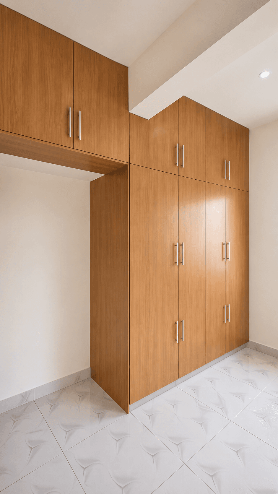 Warm Wood Wardrobe Corner